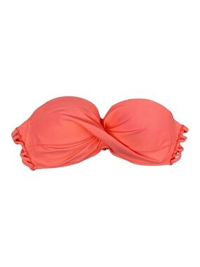 Rue Bleu x Rue21 Neon Orange Bandeau Bikini Top - Size Medium